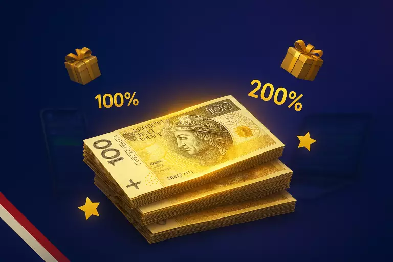 Obraz stosów banknotów