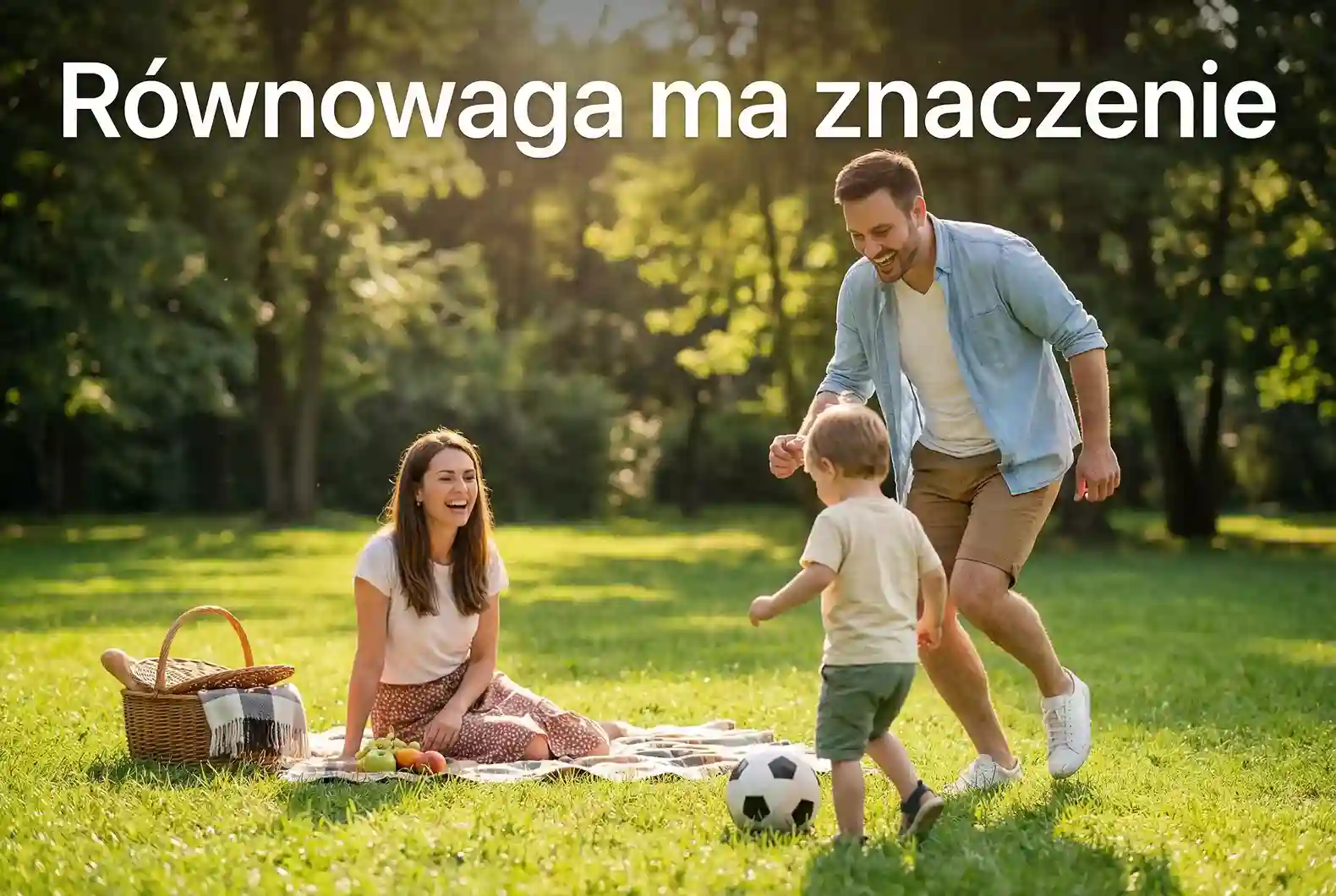 Osoba spędzająca czas z rodziną w parku