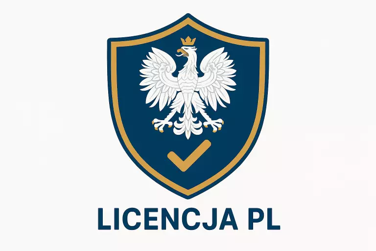 Symbol polskiej licencji bukmacherskiej i bezpieczeΕstwa zakΕadΓ³w online w Polsce