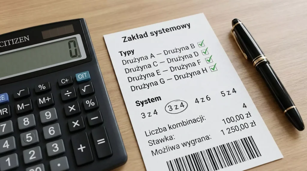 Obraz kalkulatora na stole
